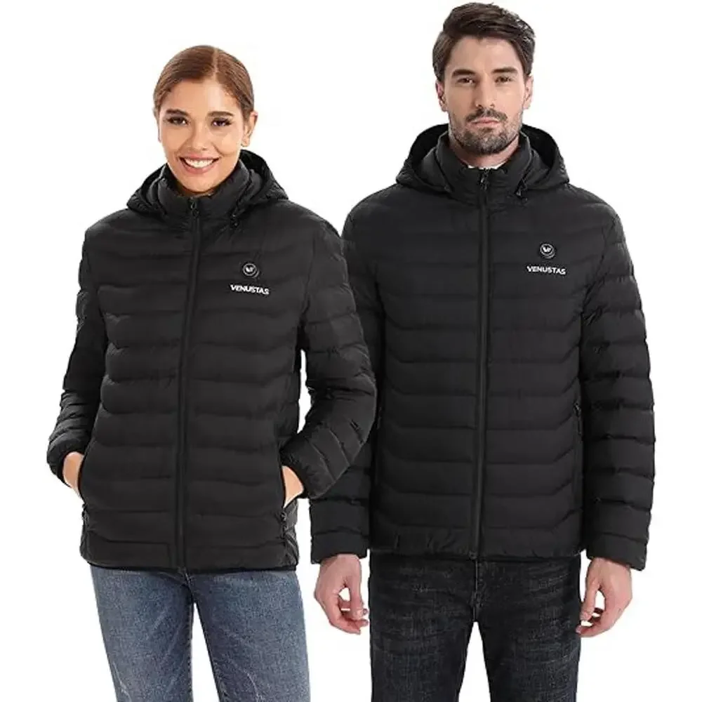 Venustas Unisex Heated Jacket with Battery, Heated Coat for Women and Men Size M - Picture 2 of 5